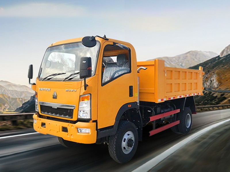 Used HOWO 4X2 Light Duty Tipper Truck