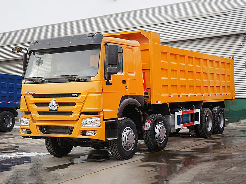 HOWO-7 371hp Used 8x4 Dump Trucks